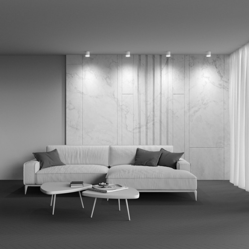 Lampa Spot Tuba Biała Maytoni Polar - Sklep z Oświetleniem