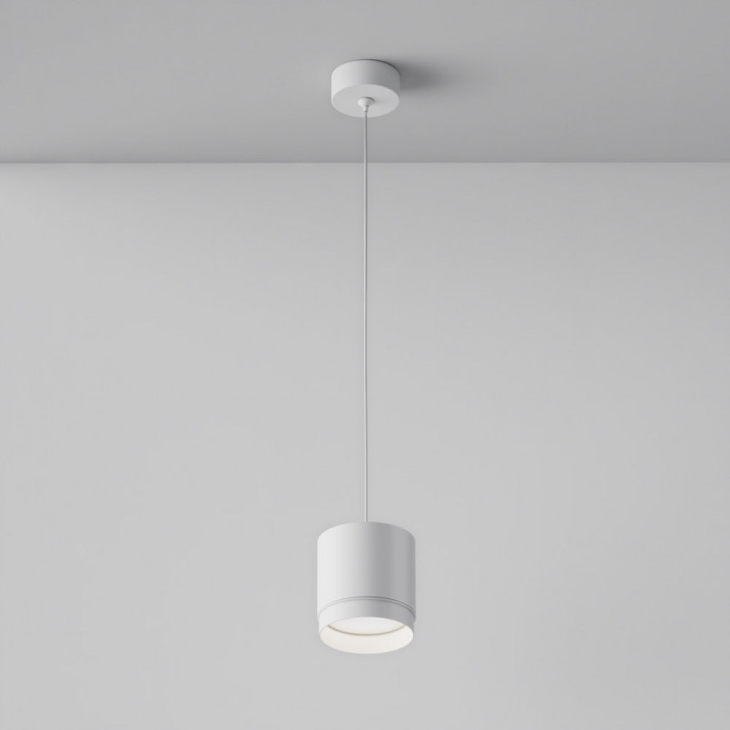 Lampa wisząca tuba biała Maytoni Polar - Odkryj minimalizm!