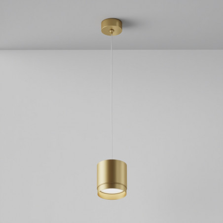 Lampa wisząca tuba Polar - Maytoni | Złote wykończenie
