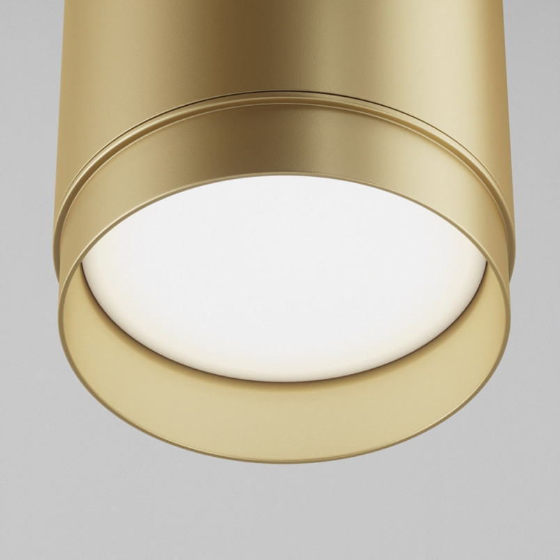 Lampa wisząca tuba Polar - Maytoni | Złote wykończenie