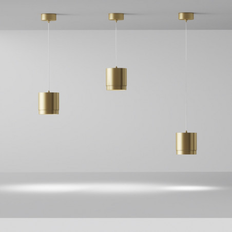 Lampa wisząca tuba Polar - Maytoni | Złote wykończenie