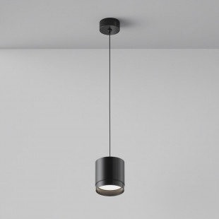 Lampa wisząca tuba czarna Maytoni Polar | Sklep z lampami