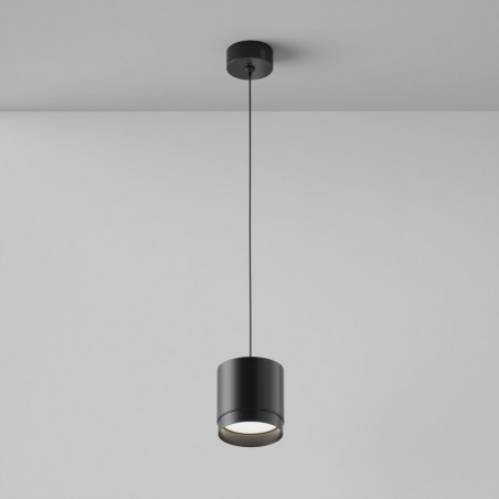 Lampa wisząca tuba czarna Maytoni Polar | Sklep z lampami