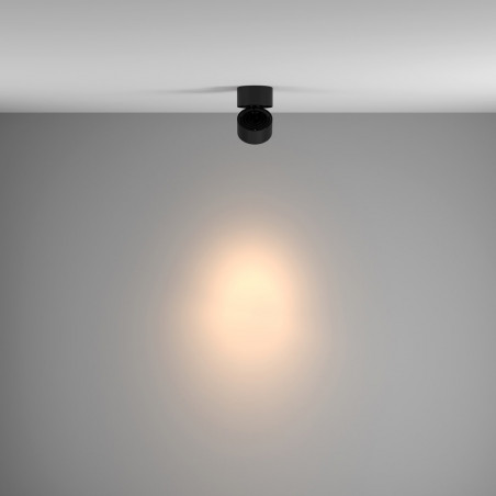 Lampa spot LED Yin czarna Maytoni | Regulowana, Ściemnialna
