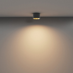 Lampa spot Vega LED Maytoni | Czarno-złota, 9cm - Sklep