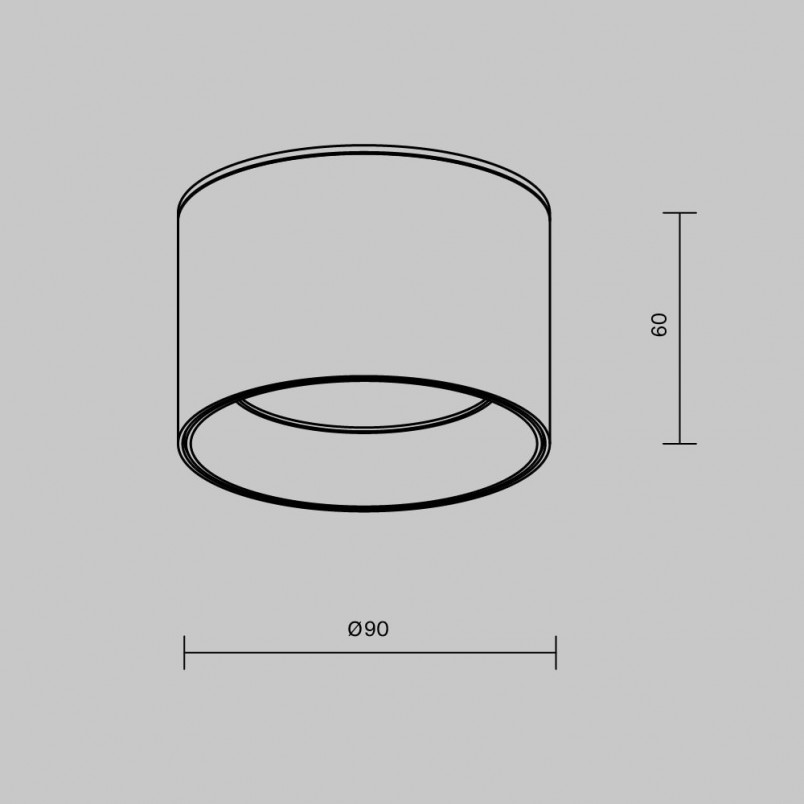 Lampa spot Vega LED Maytoni | Czarno-złota, 9cm - Sklep