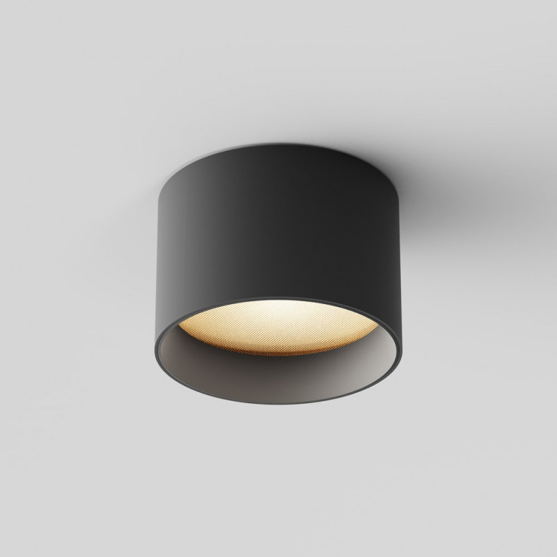 Lampa natynkowa Vega LED Maytoni - czarna, 9cm - Sklep z lampami