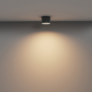 Lampa natynkowa Vega LED Maytoni - czarna, 9cm - Sklep z lampami