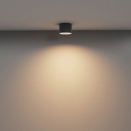 Lampa natynkowa Vega LED Maytoni - czarna, 9cm - Sklep z lampami