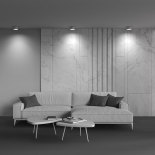 Lampa natynkowa Vega LED biała Maytoni - 14cm | Sklep