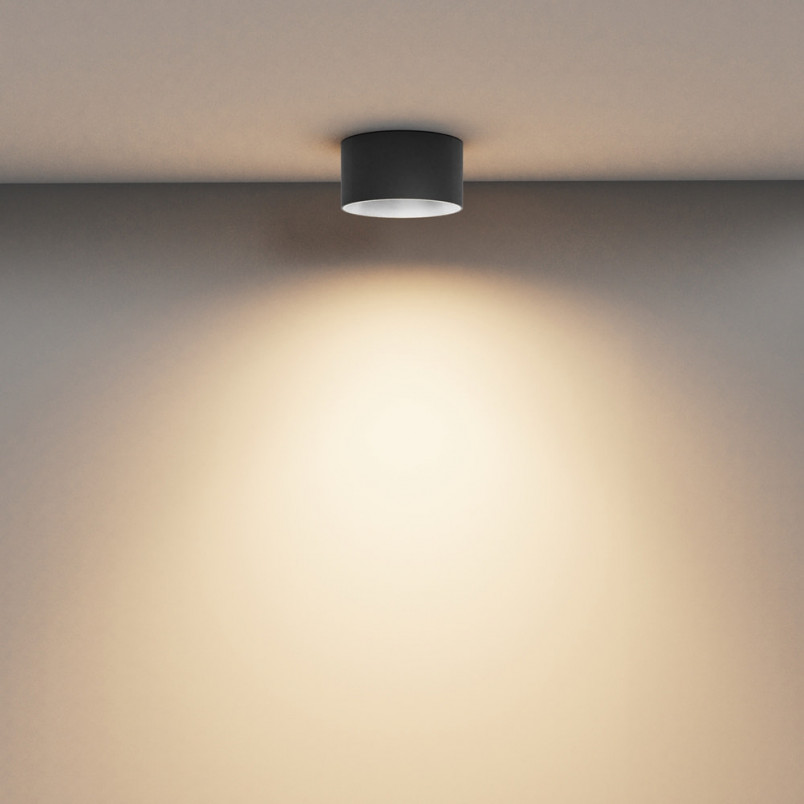 Lampa spot Vega LED Maytoni | Czarna, 14cm - Sklep z lampami