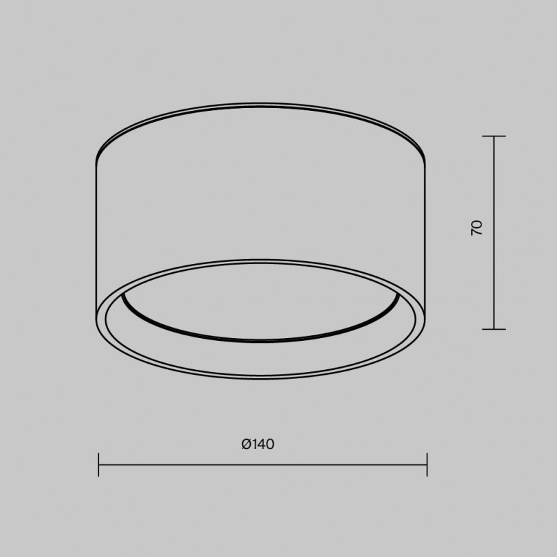 Lampa spot Vega LED Maytoni | Czarna, 14cm - Sklep z lampami