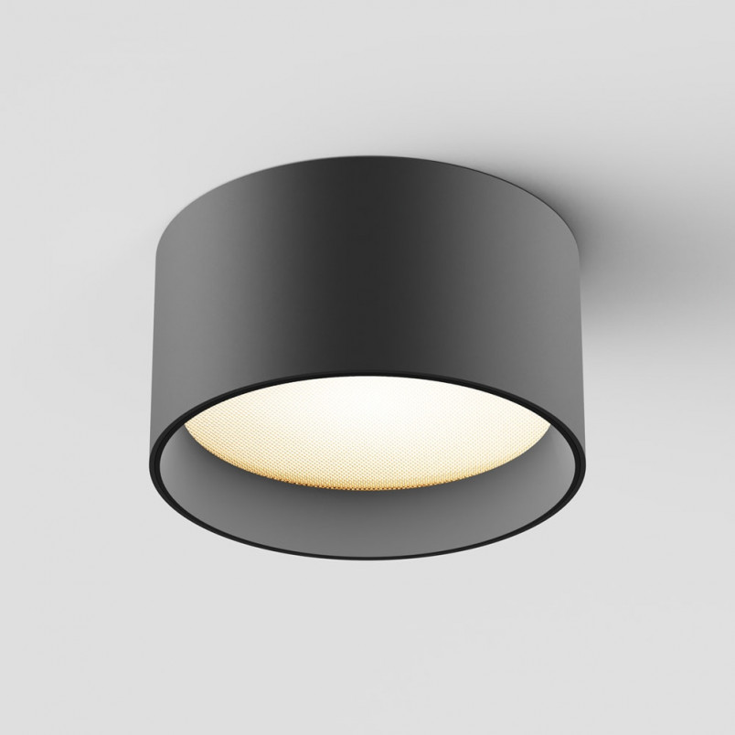 Lampa natynkowa Vega LED Maytoni | Czarna, 12cm - Kup online