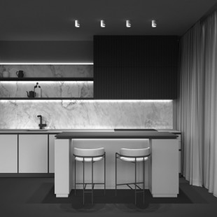Lampa natynkowa LED Orlo biała Maytoni | Nowoczesny design
