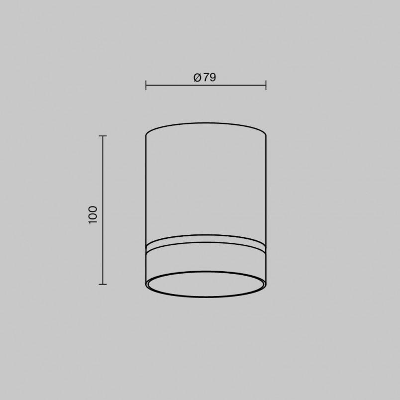 Lampa natynkowa LED Orlo biała Maytoni | Nowoczesny design