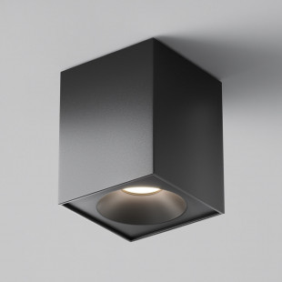 Lampa spot do łazienki Zoom GU10 czarna Maytoni | Downlight IP65