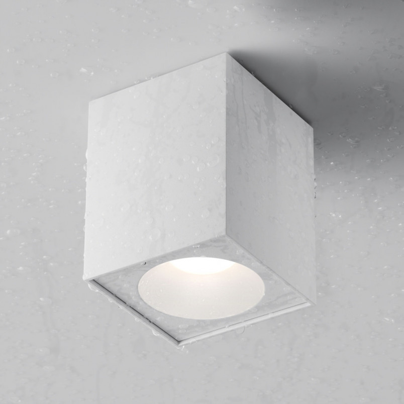 Lampa spot do łazienki Zoom GU10 biała Maytoni | Sklep z oświetleniem