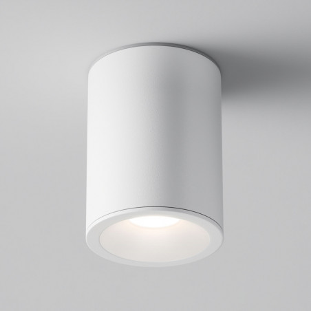 Lampa spot tuba biała Maytoni Zoom GU10 | Downlight łazienkowy