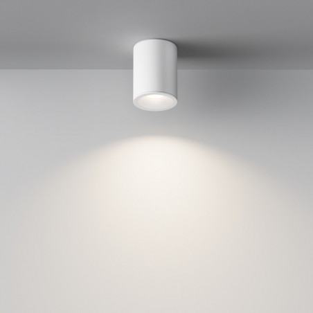 Lampa spot tuba biała Maytoni Zoom GU10 | Downlight łazienkowy