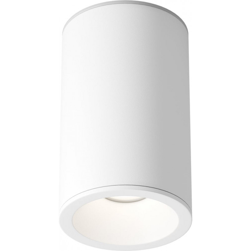 Lampa spot tuba LED Maytoni Zoom GU10 biała | Downlight do łazienki