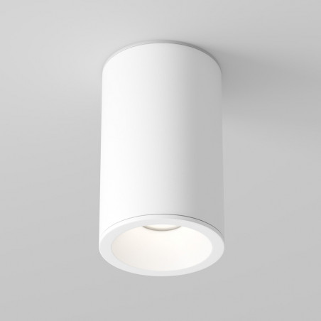 Lampa spot tuba LED Maytoni Zoom GU10 biała | Downlight do łazienki