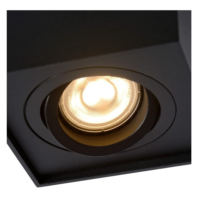 Lampa Spot Tube Czarna Lucide | Nowoczesny Design
