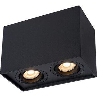 Lampa Spot Podwójna Tube Czarna Lucide | Sklep z Lampami