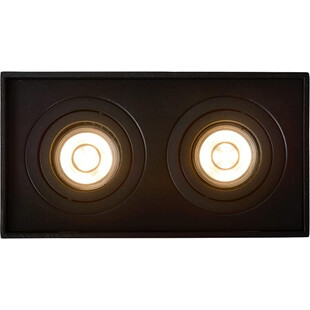 Lampa Spot Podwójna Tube Czarna Lucide | Sklep z Lampami