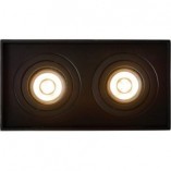 Lampa Spot Podwójna Tube Czarna Lucide | Sklep z Lampami