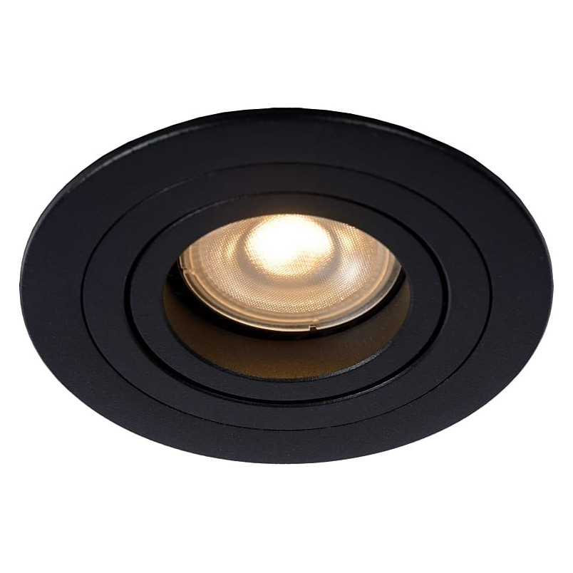 Lampa spot Tube czarna Lucide - Nowoczesne oświetlenie