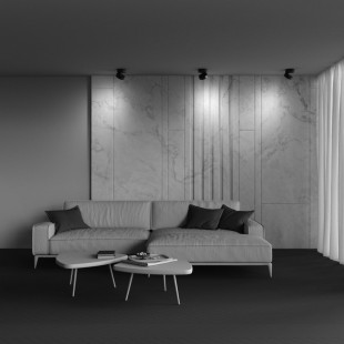 Reflektor LED Maytoni Onda 3000K Czarny - Oświetlenie