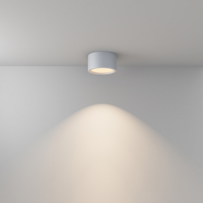 Lampa do łazienki Hydra LED biała Maytoni | Downlight IP44
