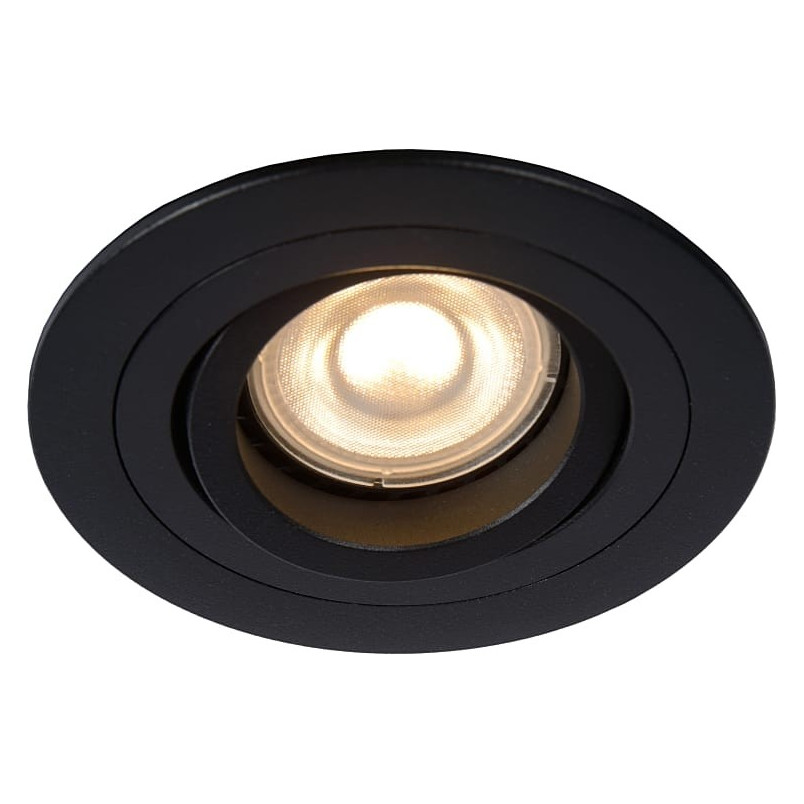 Lampa spot Tube czarna Lucide - Nowoczesne oświetlenie