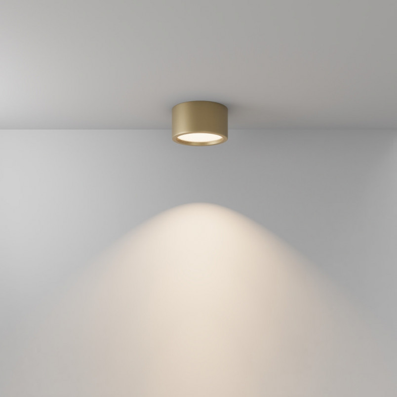 Lampa LED do łazienki Hydra Maytoni | Złota, IP44