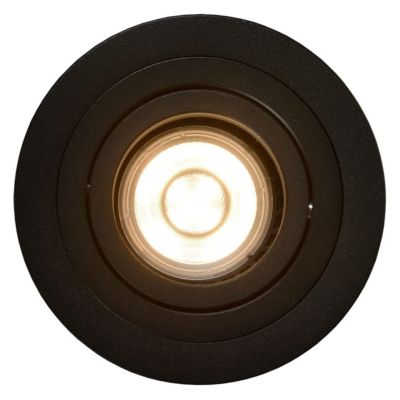 Lampa spot Tube czarna Lucide - Nowoczesne oświetlenie