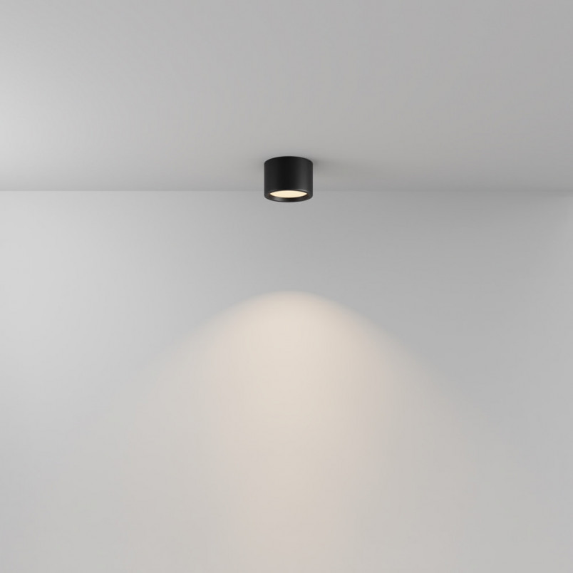Lampa spot do łazienki Hydra LED Maytoni | Czarna, IP44