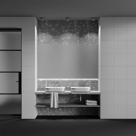Lampa spot do łazienki Hydra LED Maytoni | Czarna, IP44