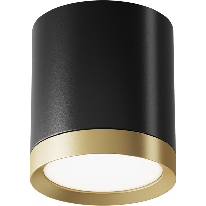 Lampa Hoop Maytoni: Elegancki spot czarno-złoty | Światło z charakterem