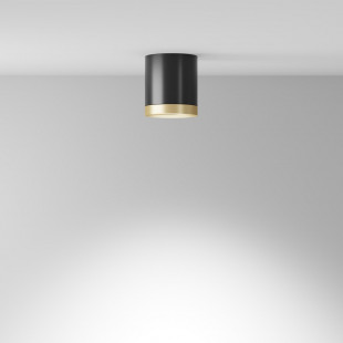 Lampa Hoop Maytoni: Elegancki spot czarno-złoty | Światło z charakterem