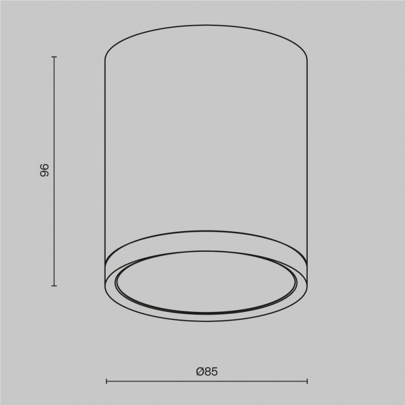 Lampa Hoop Maytoni: Elegancki spot czarno-złoty | Światło z charakterem