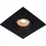 Lampa spot Tube kwadratowa czarna Lucide | Nowoczesne oświetlenie