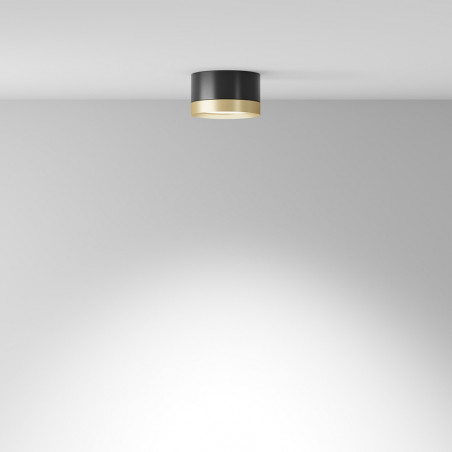 Lampa Hoop Maytoni - Czarno-złota | Nowoczesny design