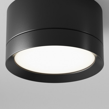Lampa Hoop Maytoni - Spot okrągły, czarny - Sklep z oświetleniem