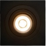 Lampa spot Tube kwadratowa czarna Lucide | Nowoczesne oświetlenie