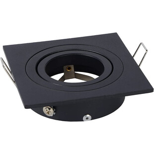 Lampa spot Tube kwadratowa czarna Lucide | Nowoczesne oświetlenie