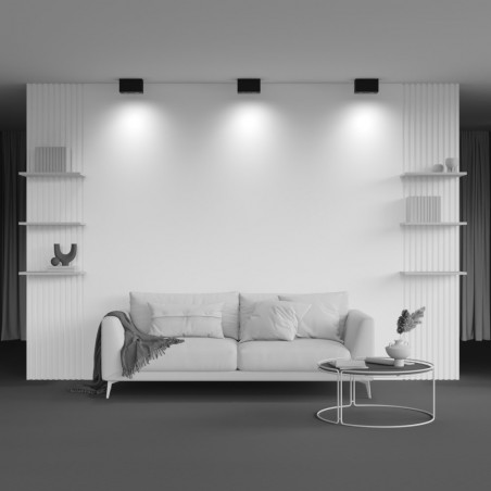 Lampa spot podwójna Atom czarna Maytoni | Oświetlenie LED