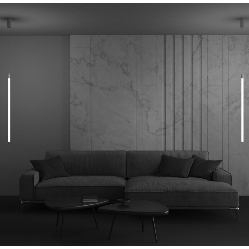 Lampa wisząca Ray LED biała Maytoni | Nowoczesny design