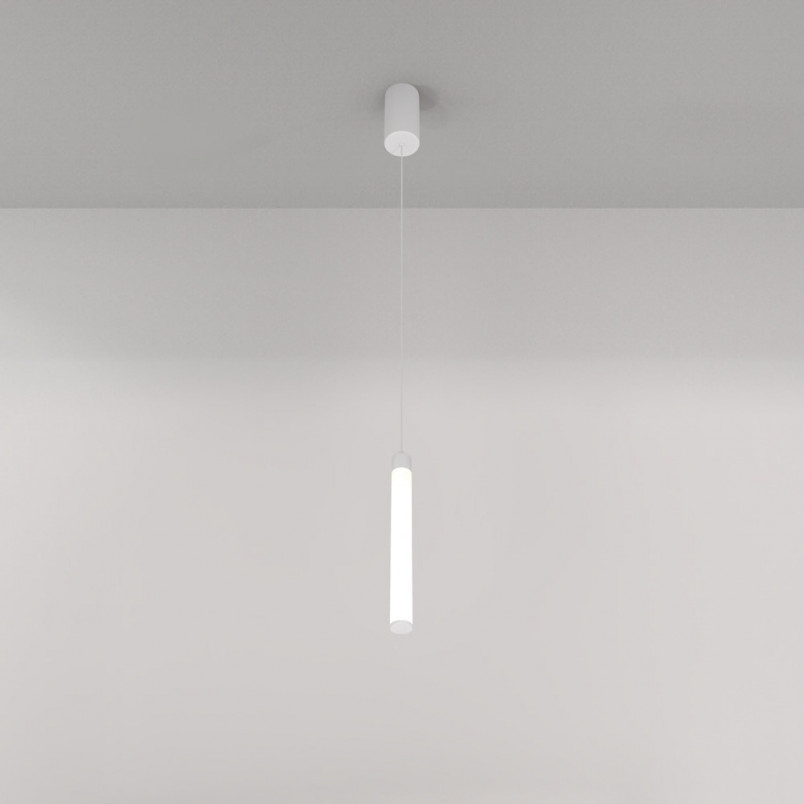 Lampa wisząca Ray LED biała Maytoni | Nowoczesny design