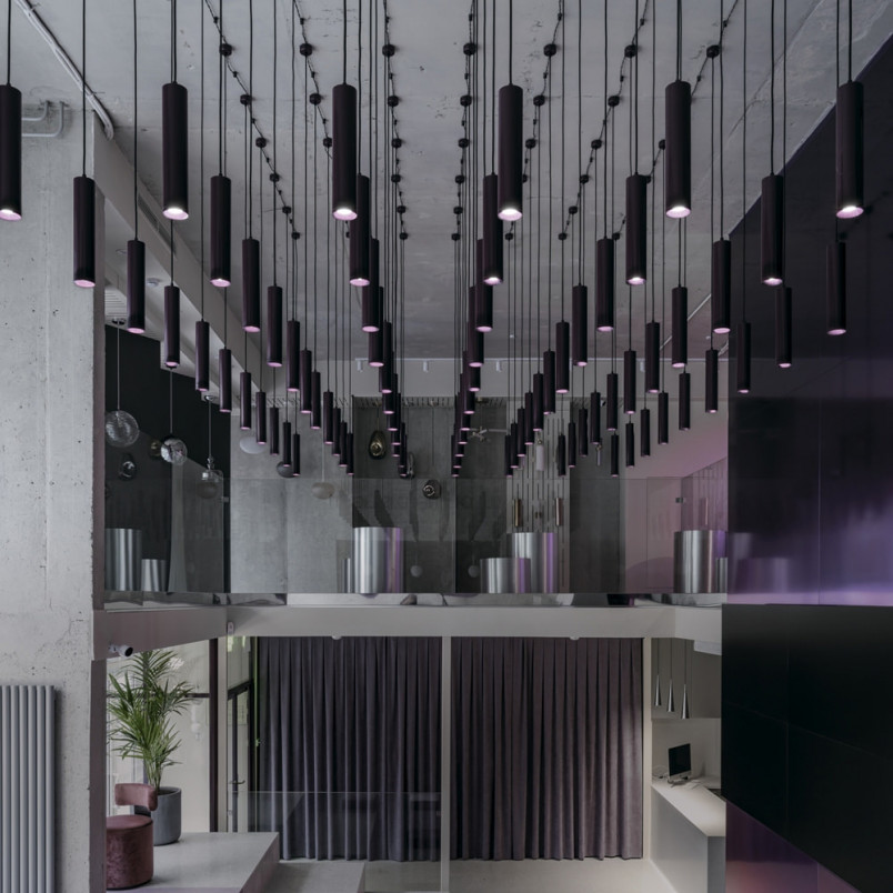Lampa wisząca Shelby czarna Maytoni - nowoczesny design