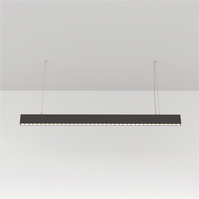 Lampa Points LED czarna Maytoni | Nowoczesna lampa wisząca